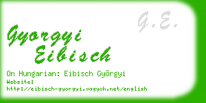 gyorgyi eibisch business card